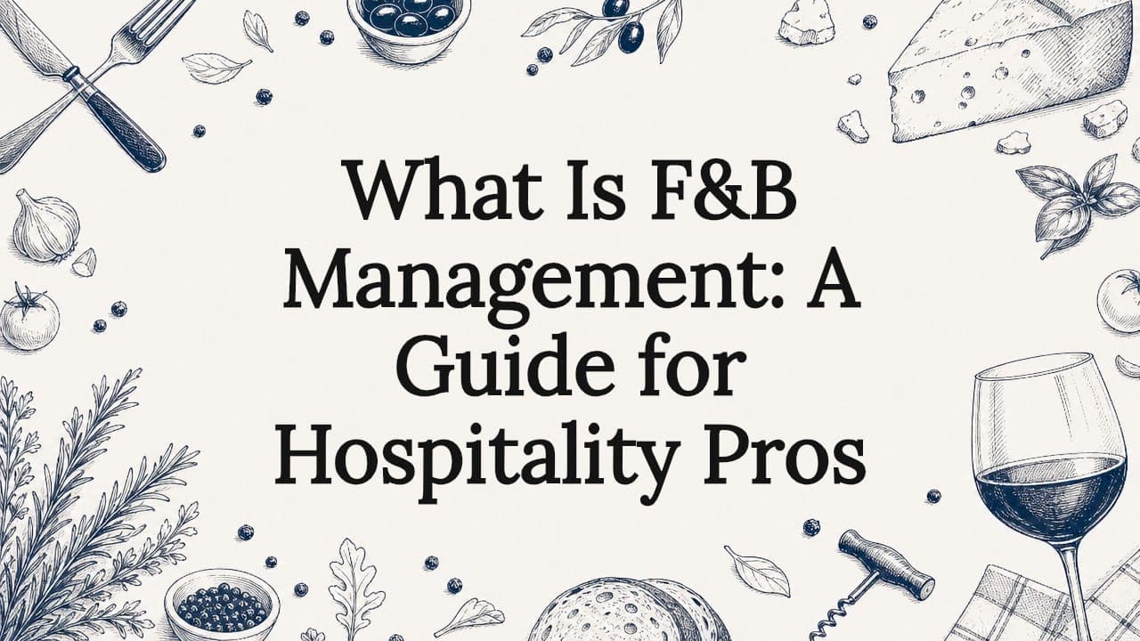 What Is F&B Management: A Guide for Hospitality Pros