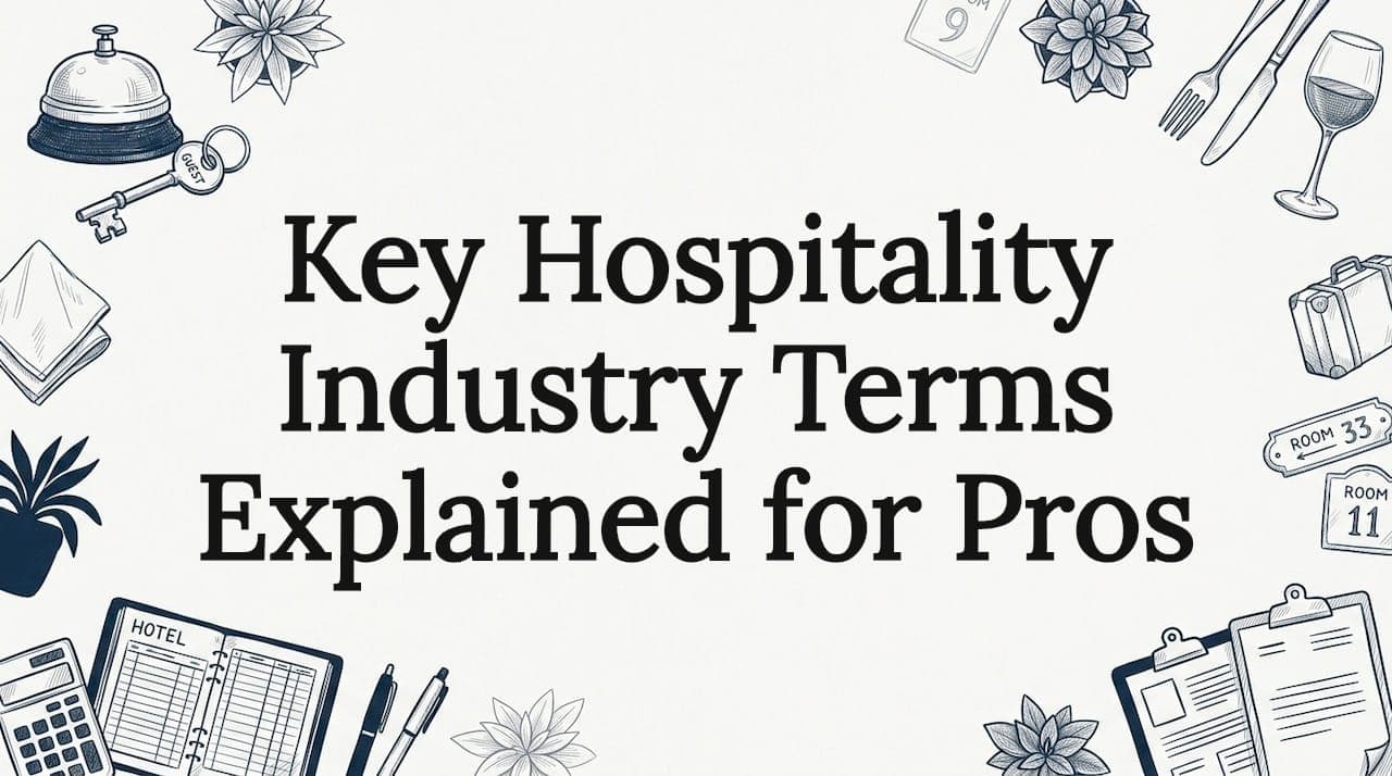 Key Hospitality Industry Terms Explained for Pros