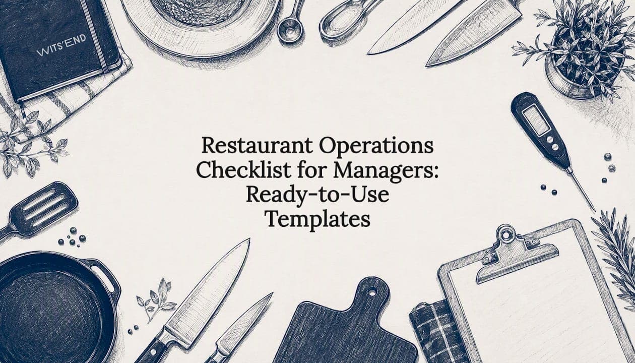 Restaurant Operations Checklist for Managers: Ready-to-Use Templates