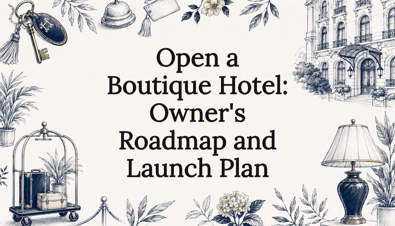 Open a Boutique Hotel: Owner's Roadmap and Launch Plan