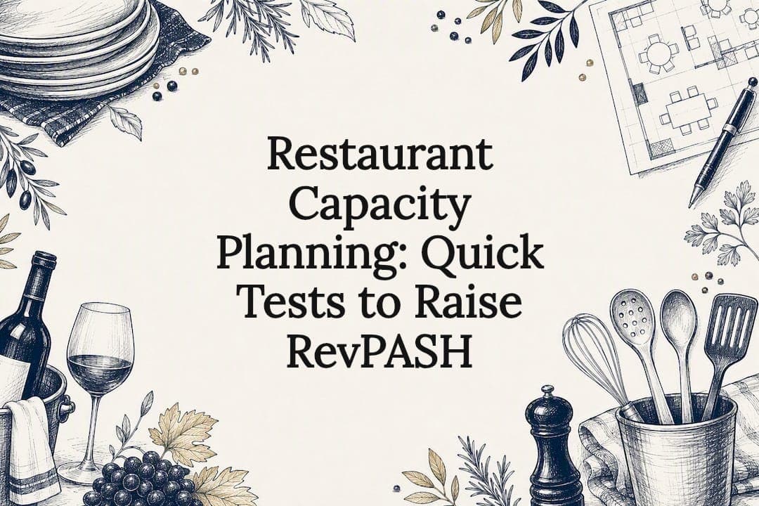 Restaurant Capacity Planning: Quick Tests to Raise RevPASH