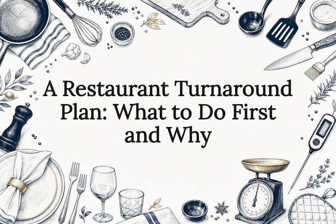 A Restaurant Turnaround Plan: What to Do First and Why