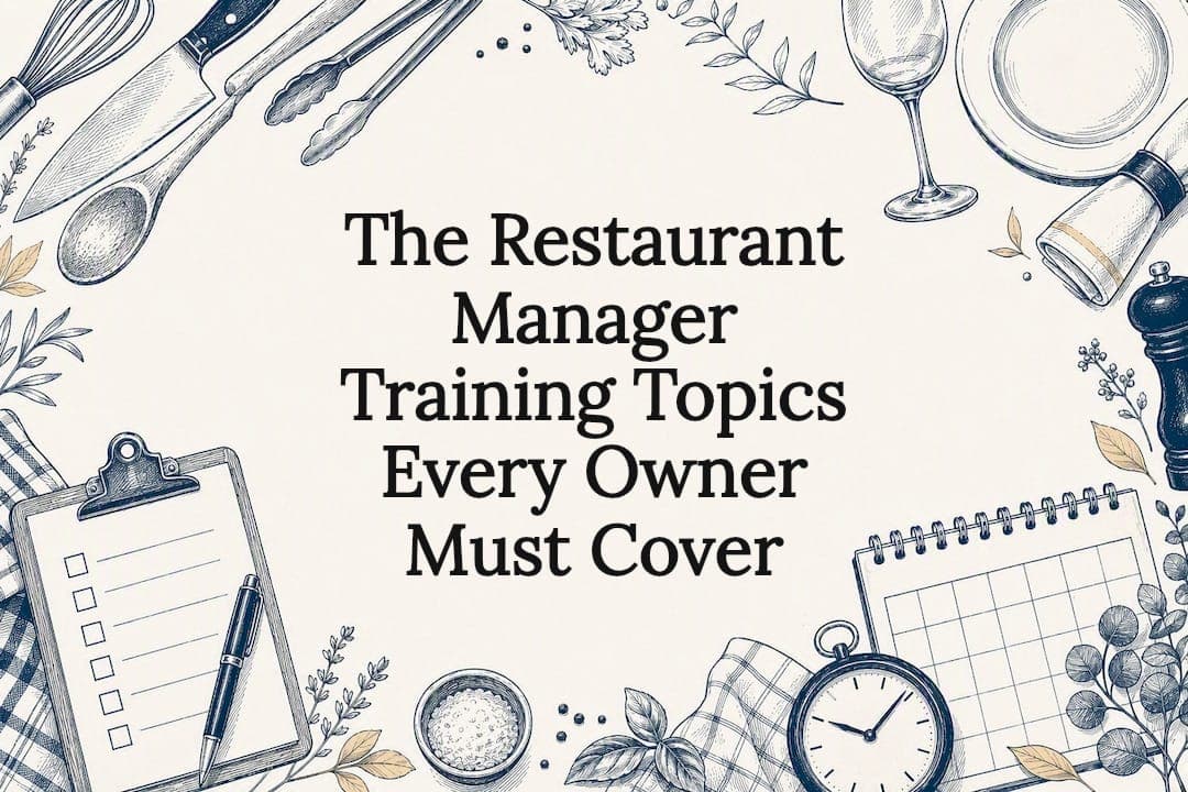 The Restaurant Manager Training Topics Every Owner Must Cover