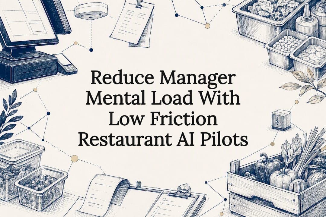 Reduce Manager Mental Load With Low Friction Restaurant AI Pilots