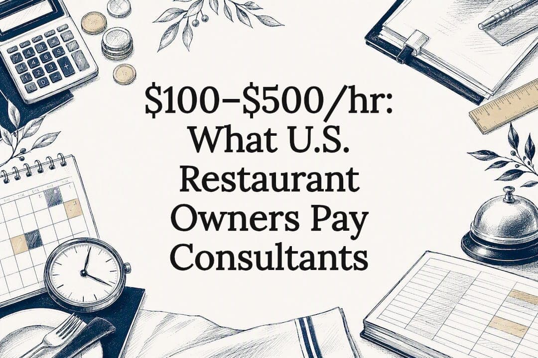 $100–$500/hr: What U.S. Restaurant Owners Pay Consultants