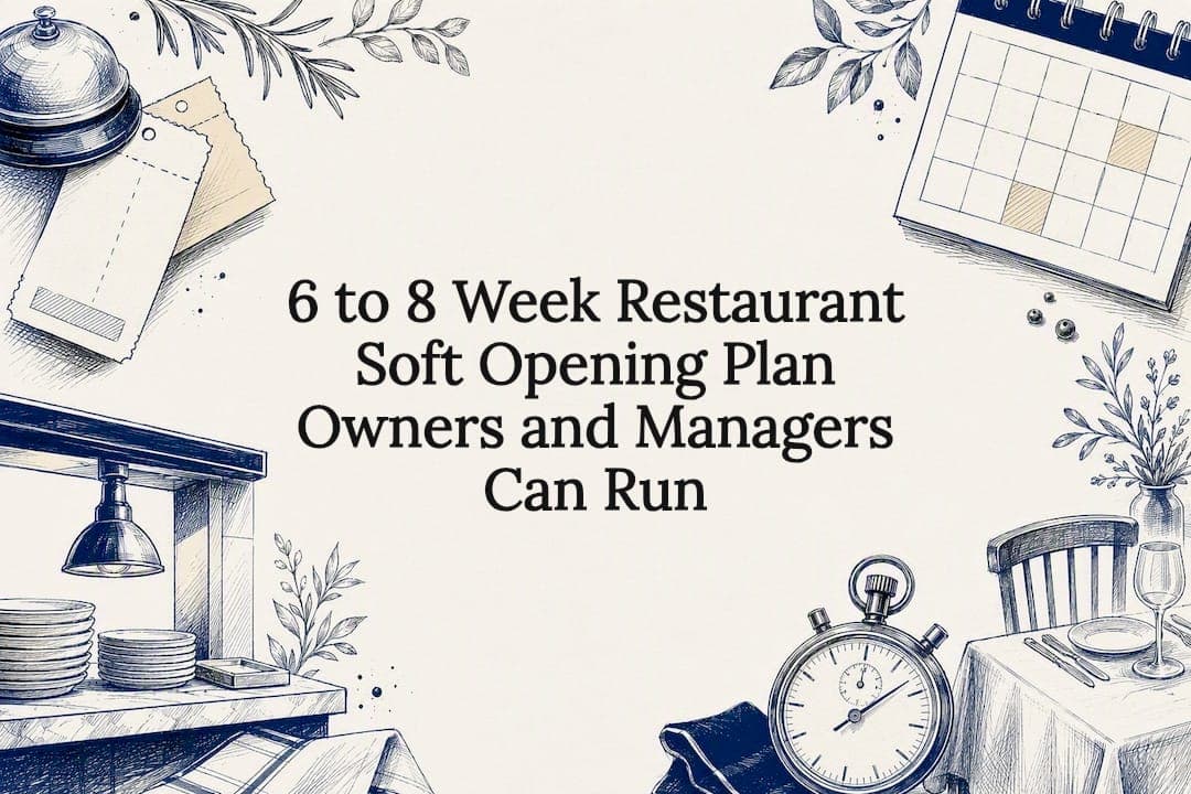 6 to 8 Week Restaurant Soft Opening Plan Owners and Managers Can Run