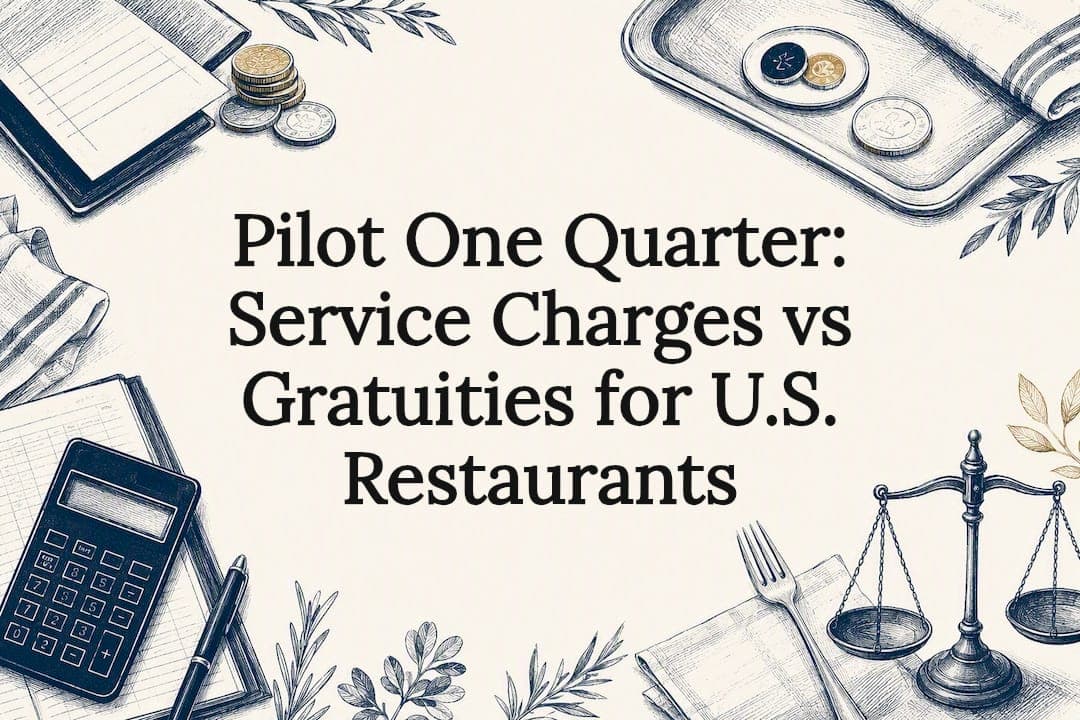 Pilot One Quarter: Service Charges vs Gratuities for U.S. Restaurants