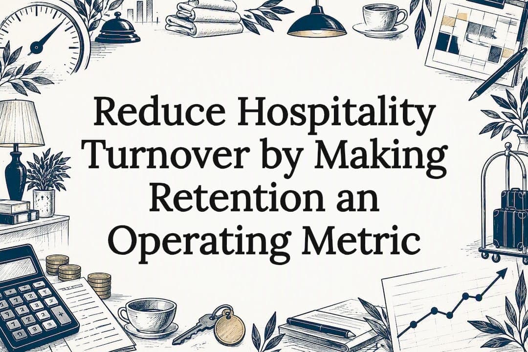 Reduce Hospitality Turnover by Making Retention an Operating Metric