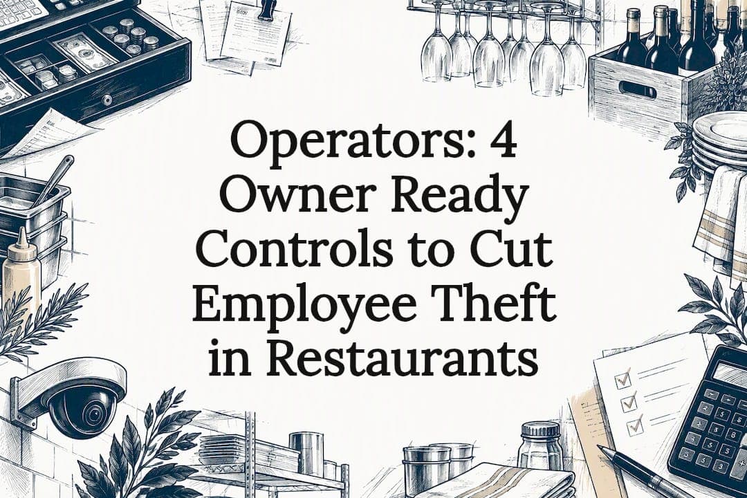 Operators: 4 Owner Ready Controls to Cut Employee Theft in Restaurants